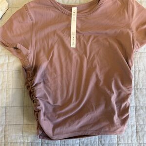 lululemon athletica Dusty Rose Short Sleeve Top